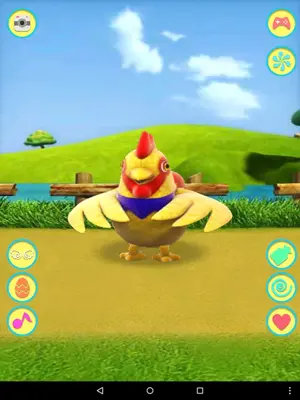 Talking Chicken android App screenshot 1